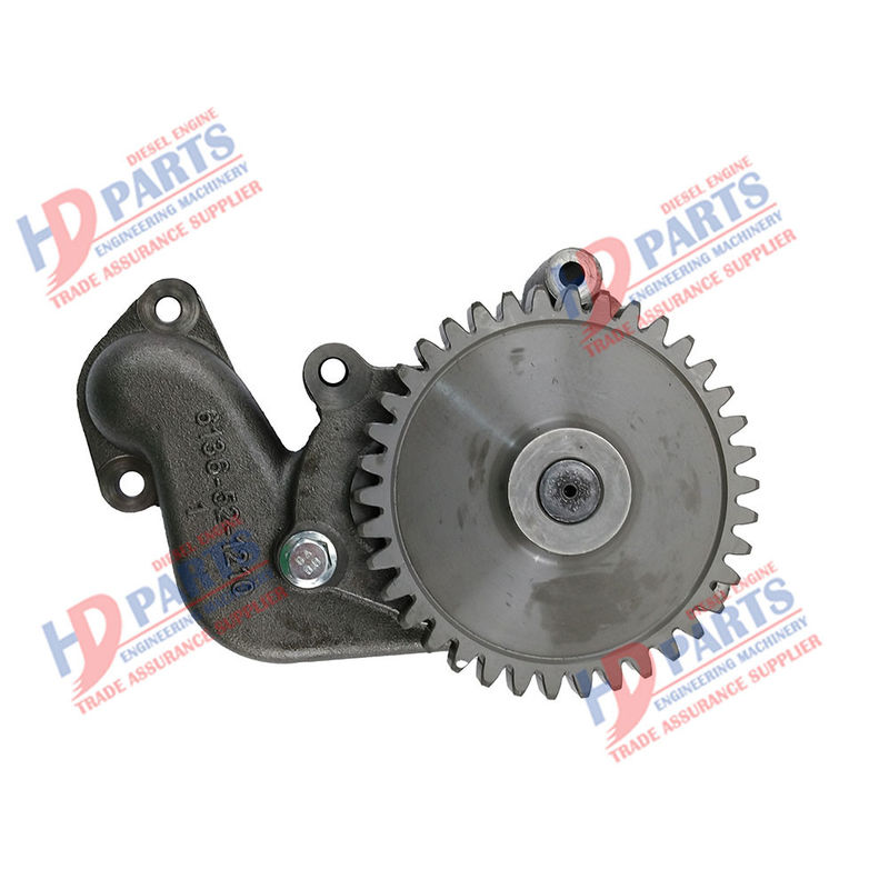 Pompe à huile moteur 6D105 PC200-3 6136-52-1210 6136-52-1100 adaptée aux pièces de moteurs Diesel KOMATSU