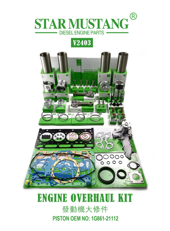 Parties de réparation de réparation de haute qualité V2203 V2403 1G780-21113 1G796-21112 1J884-21110 Pour le moteur de mini-excavatrice Kubota