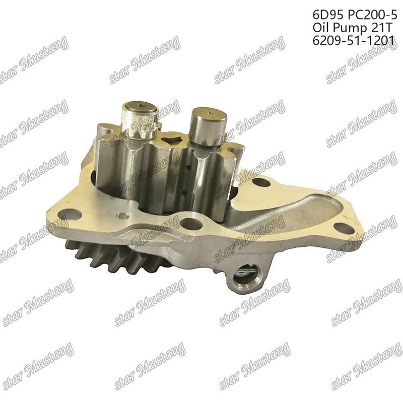 6d95 Pc200-5 Pompe à huile moteur 6209-51-1201 Adaptée aux pièces de moteurs diesel Komatsu