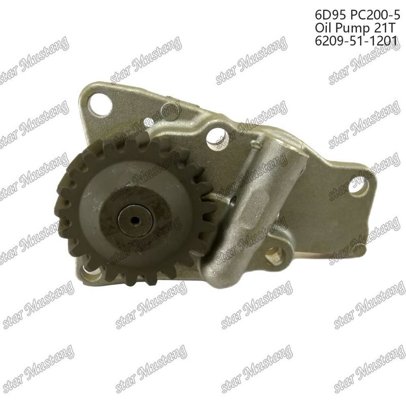 6d95 Pc200-5 Pompe à huile moteur 6209-51-1201 Adaptée aux pièces de moteurs diesel Komatsu