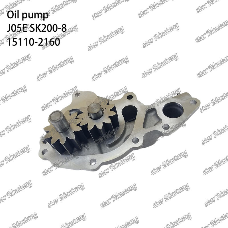 Pompe à huile de moteur diesel de J05E SK200-8 SK210LC-8 SK250-8 SK260LC-8 15110-2160 15110-2160A pour Hino