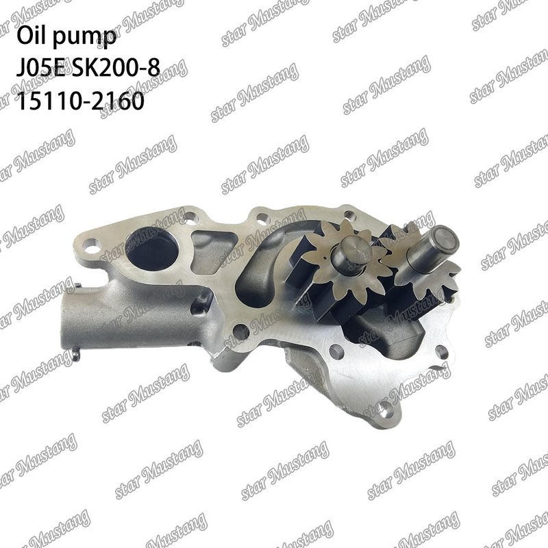 Pompe à huile de moteur diesel de J05E SK200-8 SK210LC-8 SK250-8 SK260LC-8 15110-2160 15110-2160A pour Hino