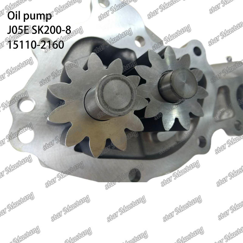 Pompe à huile de moteur diesel de J05E SK200-8 SK210LC-8 SK250-8 SK260LC-8 15110-2160 15110-2160A pour Hino