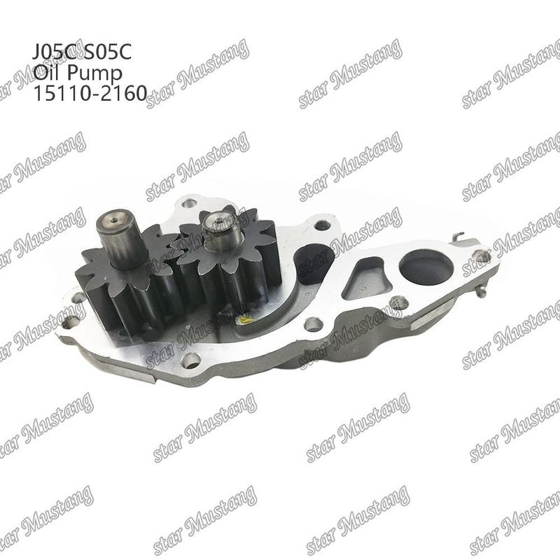 J05C S05C SK200-8 SK210-8 SK250-8 SK260-8 SK260-8E Pompe à huile 15110-2160 Pour les pièces de réparation de moteurs Hino