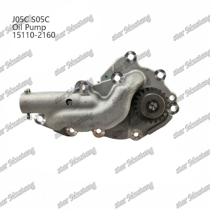 J05C S05C SK200-8 SK210-8 SK250-8 SK260-8 SK260-8E Pompe à huile 15110-2160 Pour les pièces de réparation de moteurs Hino