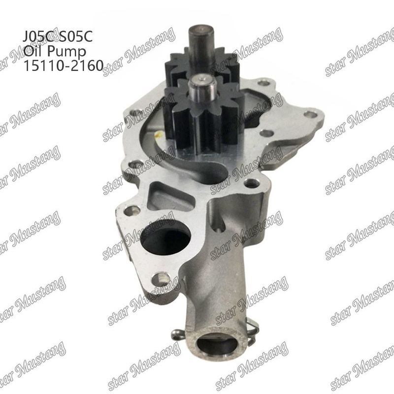J05C S05C SK200-8 SK210-8 SK250-8 SK260-8 SK260-8E Pompe à huile 15110-2160 Pour les pièces de réparation de moteurs Hino