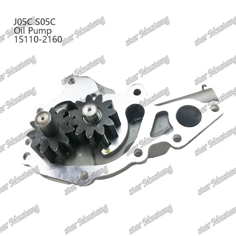 J05C S05C SK200-8 SK210-8 SK250-8 SK260-8 SK260-8E Pompe à huile 15110-2160 Pour les pièces de réparation de moteurs Hino