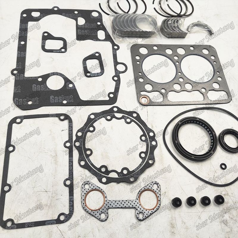 Z500 Kit de révision et de reconstruction du cylindre de remplissage du piston avec kit de vanne à broche, kit de guide de vanne pour moteur Kubota