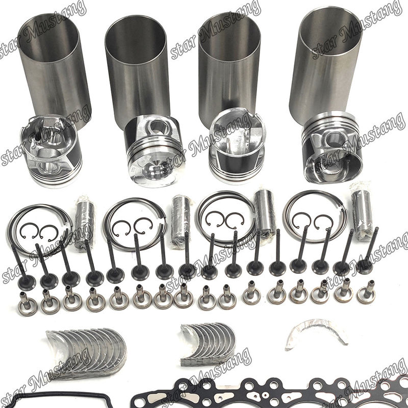 YD25 Kit de révision et de reconstruction du cylindre de remplissage du piston avec kit de vanne à broche, kit de guide de vanne pour moteur Kubota