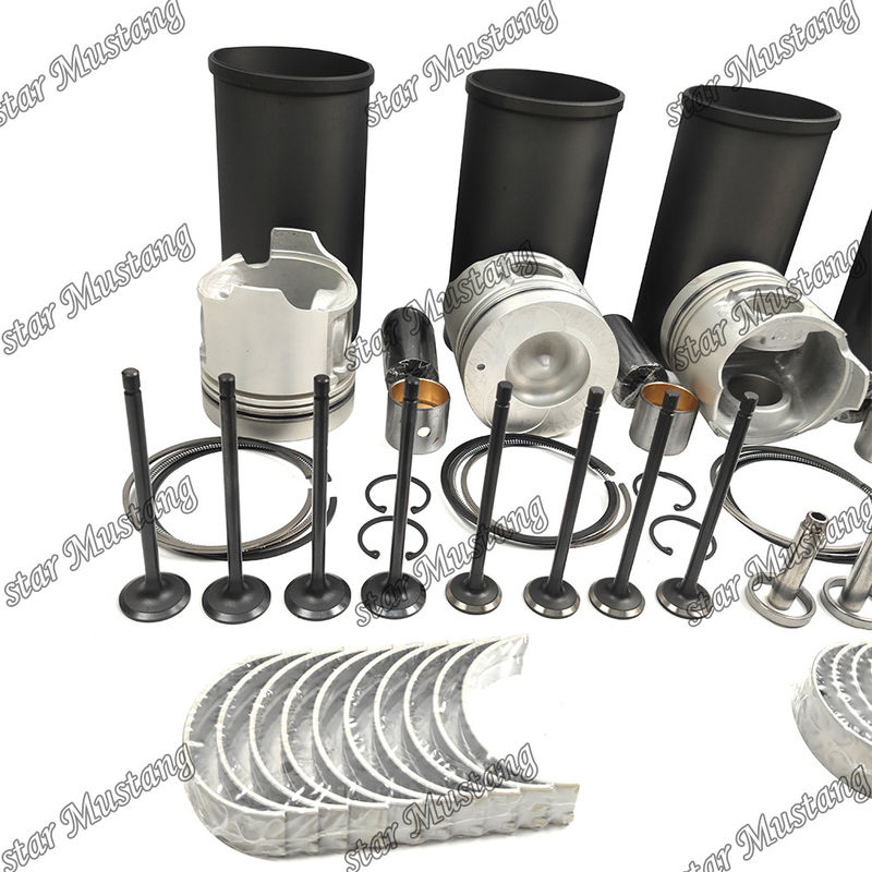 W04DT Kit de révision et de reconstruction de cylindre de remplissage de piston avec kit de broche de soupape de siège de soupape de guidage de soupape de joint pour moteur Hino
