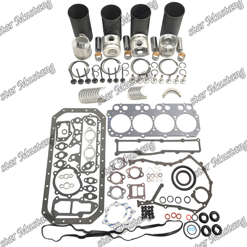 W04DT Kit de révision et de reconstruction de cylindre de remplissage de piston avec kit de broche de soupape de siège de soupape de guidage de soupape de joint pour moteur Hino