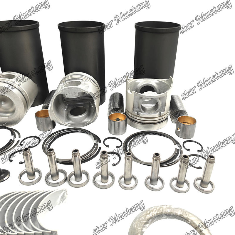 W04DT Kit de révision et de reconstruction de cylindre de remplissage de piston avec kit de broche de soupape de siège de soupape de guidage de soupape de joint pour moteur Hino
