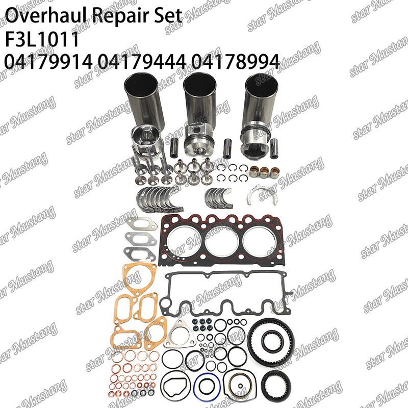 F3L1011 Kit de réparation de réparation de cylindre de remplissage de piston Kit de joints Kit de soupape Guide du siège de soupape Rameau principal Rameau à barres pour Deutz
