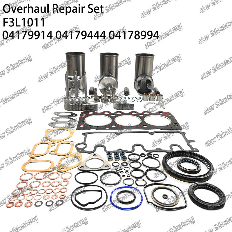 F3L1011 Kit de réparation de réparation de cylindre de remplissage de piston Kit de joints Kit de soupape Guide du siège de soupape Rameau principal Rameau à barres pour Deutz