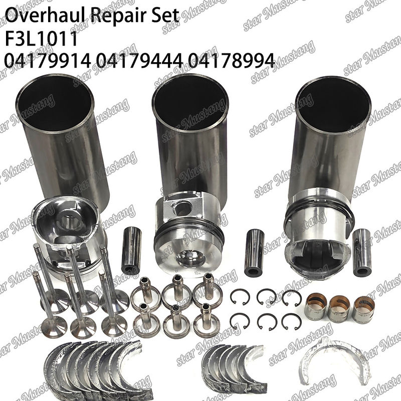 F3L1011 Kit de réparation de réparation de cylindre de remplissage de piston Kit de joints Kit de soupape Guide du siège de soupape Rameau principal Rameau à barres pour Deutz