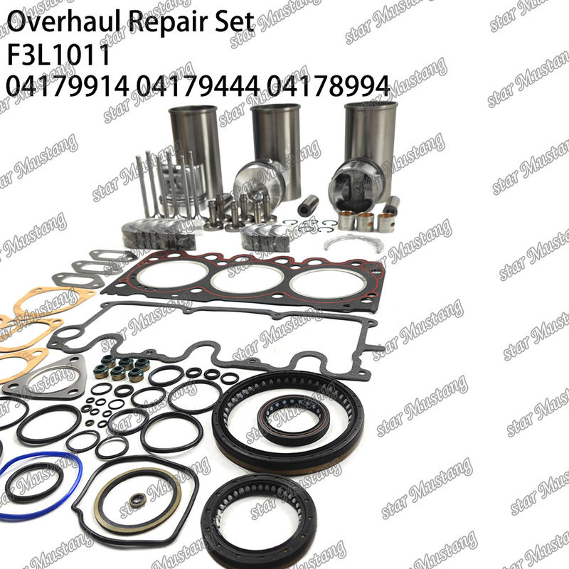F3L1011 Kit de réparation de réparation de cylindre de remplissage de piston Kit de joints Kit de soupape Guide du siège de soupape Rameau principal Rameau à barres pour Deutz