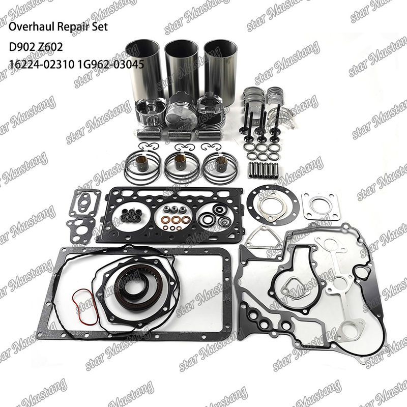 Z602 D902 Kit de réparation de réparation de cylindre de remplissage de piston Kit Kit de joints 16224-02310 1J094-21770 1G962-03045 Pour Doosan
