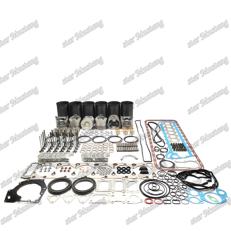 6HK1 EFI Kit de réparation de réparation de cylindre de remplissage de piston Kit de joints Kit de soupape Guide du siège de soupape principal et roulement de tige pour Isuzu