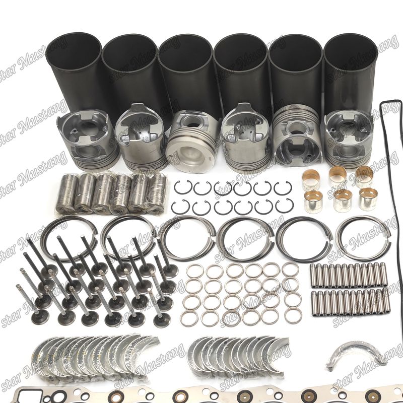 6HK1 EFI Kit de réparation de réparation de cylindre de remplissage de piston Kit de joints Kit de soupape Guide du siège de soupape principal et roulement de tige pour Isuzu