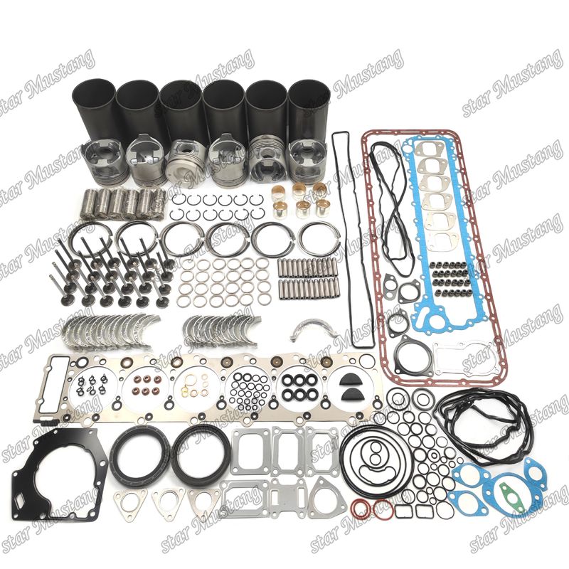 6HK1 EFI Kit de réparation de réparation de cylindre de remplissage de piston Kit de joints Kit de soupape Guide du siège de soupape principal et roulement de tige pour Isuzu