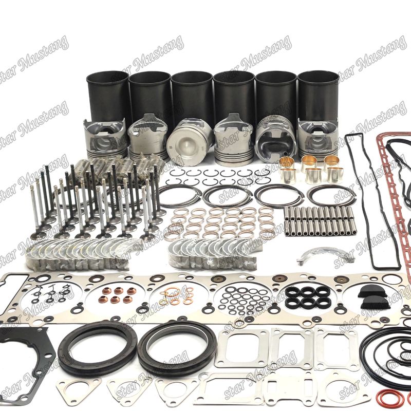 6HK1 EFI Kit de réparation de réparation de cylindre de remplissage de piston Kit de joints Kit de soupape Guide du siège de soupape principal et roulement de tige pour Isuzu