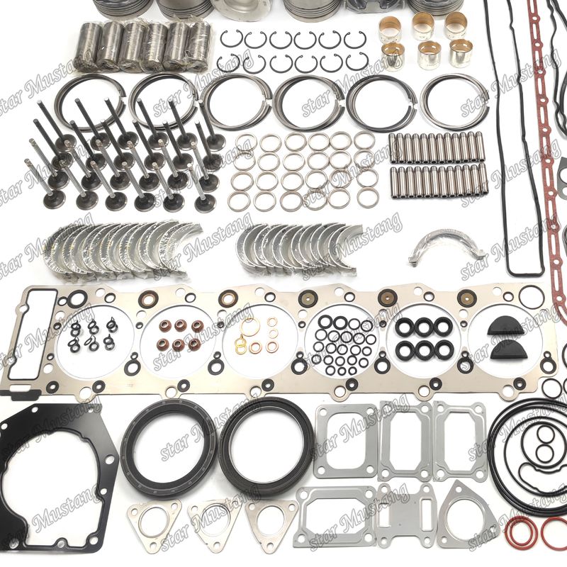6HK1 EFI Kit de réparation de réparation de cylindre de remplissage de piston Kit de joints Kit de soupape Guide du siège de soupape principal et roulement de tige pour Isuzu