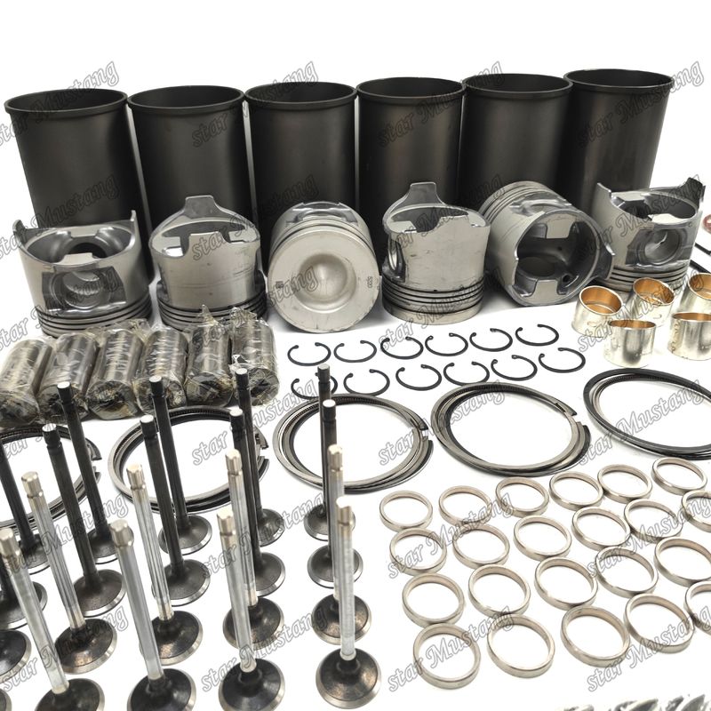 6HK1 EFI Kit de réparation de réparation de cylindre de remplissage de piston Kit de joints Kit de soupape Guide du siège de soupape principal et roulement de tige pour Isuzu