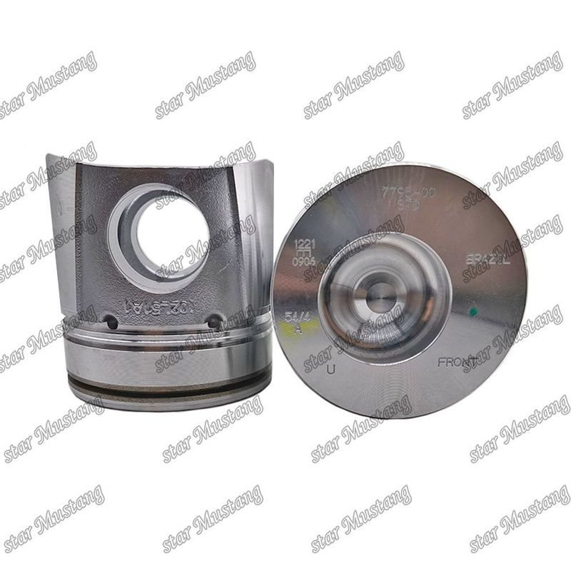 Piston 4BT 4D102 6BT 6BT5.9 6D102 50 mm Chambre de combustion 6738-31-2110 6738-31-2111 3957795 3807795 Pour Cummins Komatsu