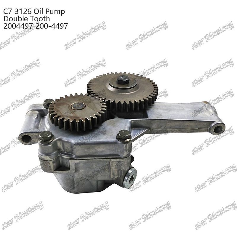 Pompes à huile C7 3126 Double engrenage 2004497 200-4497 Pour CATERPILLAR Pièces de réparation de moteurs diesel