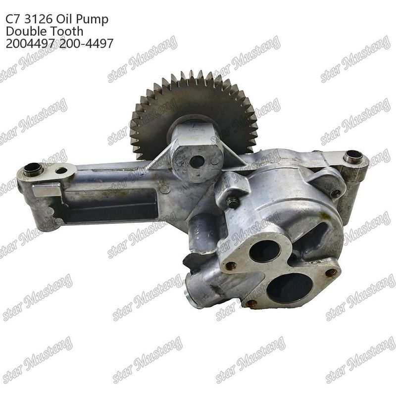 Pompes à huile C7 3126 Double engrenage 2004497 200-4497 Pour CATERPILLAR Pièces de réparation de moteurs diesel