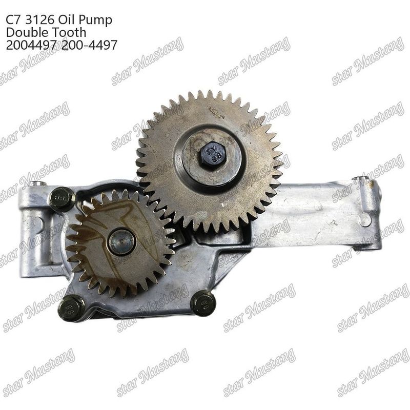 Pompes à huile C7 3126 Double engrenage 2004497 200-4497 Pour CATERPILLAR Pièces de réparation de moteurs diesel