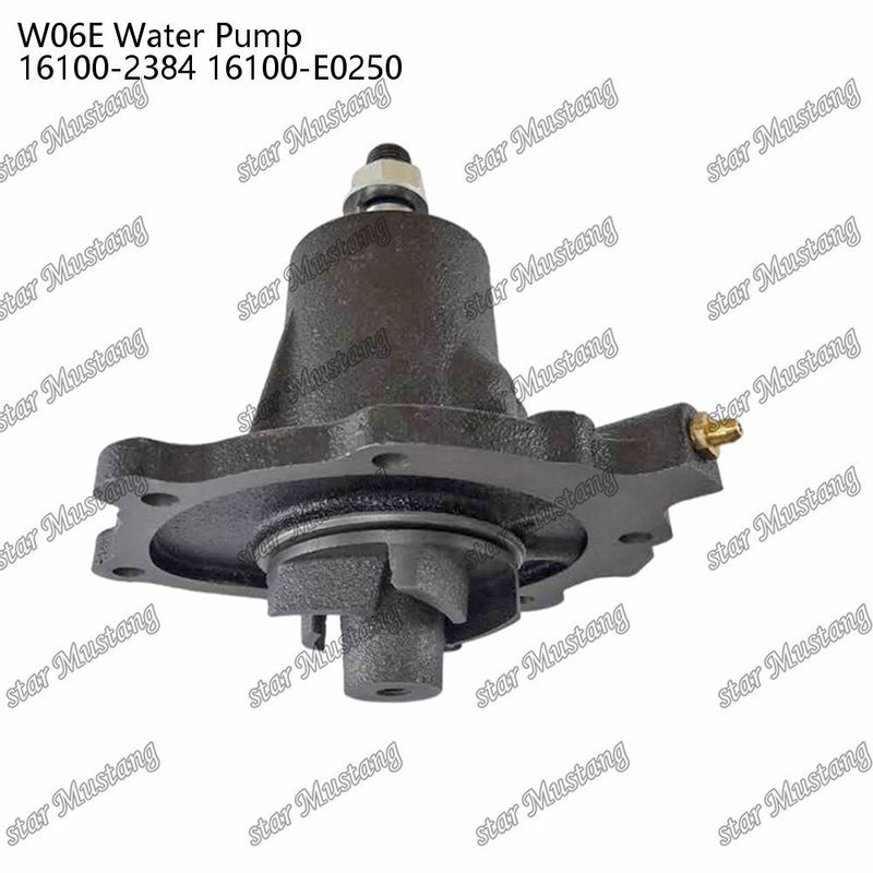 W06E Pompe à eau pour moteur 16100-2384 16100-E0250 Pour pièces détachées de moteur HINO