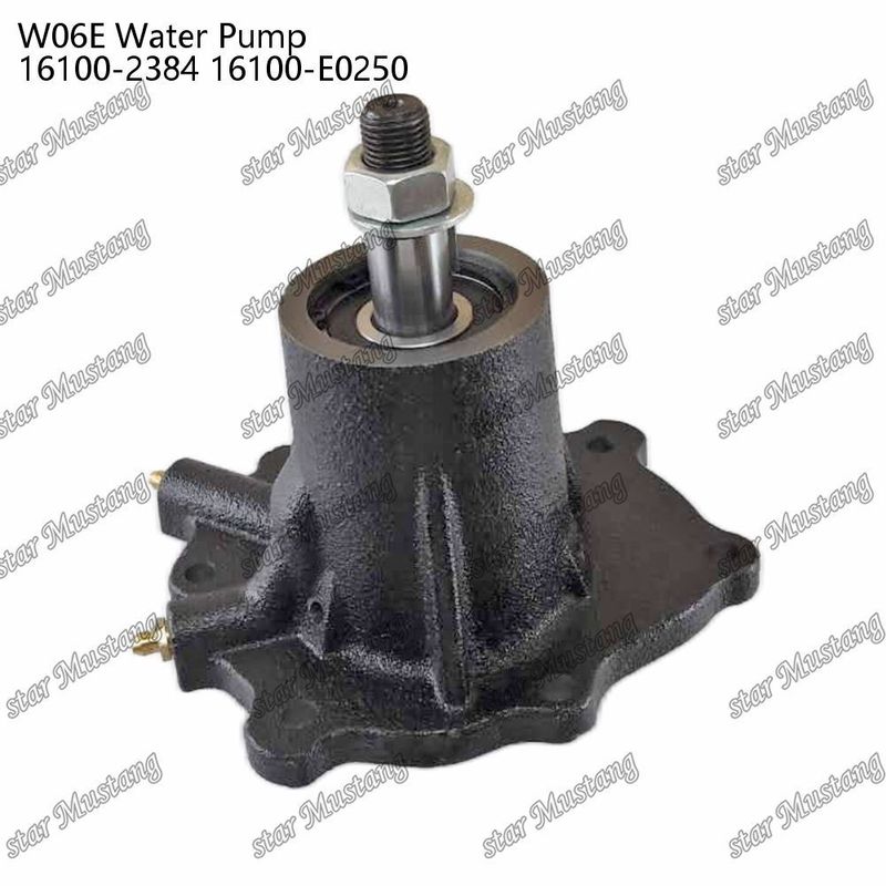 W06E Pompe à eau pour moteur 16100-2384 16100-E0250 Pour pièces détachées de moteur HINO