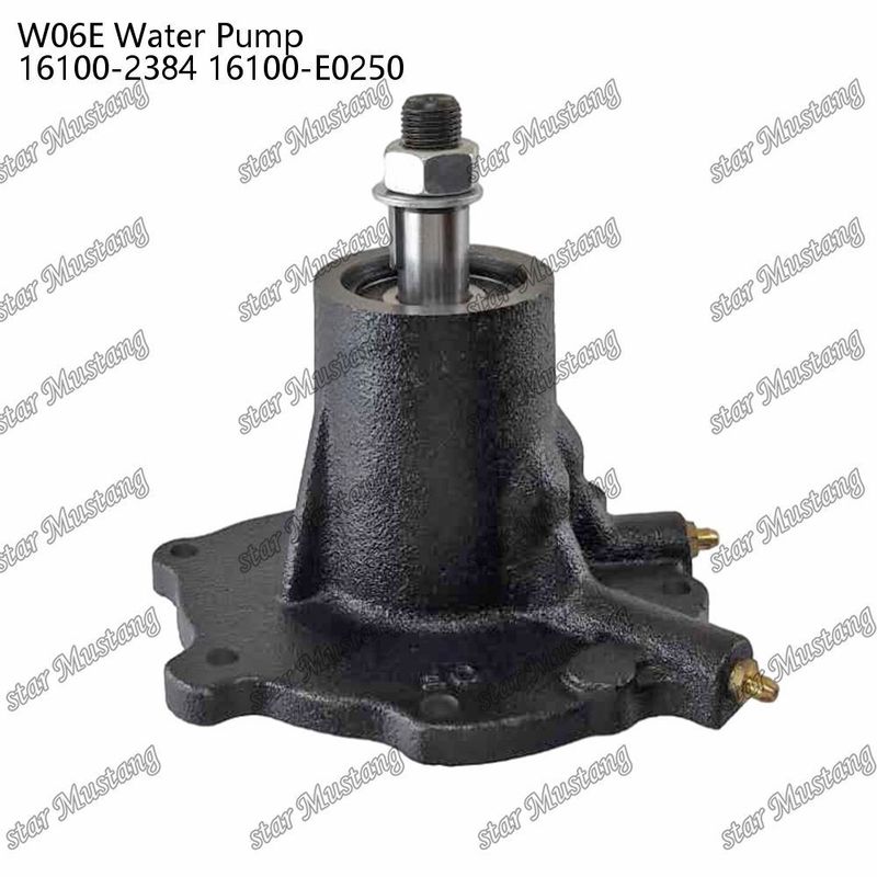 W06E Pompe à eau pour moteur 16100-2384 16100-E0250 Pour pièces détachées de moteur HINO
