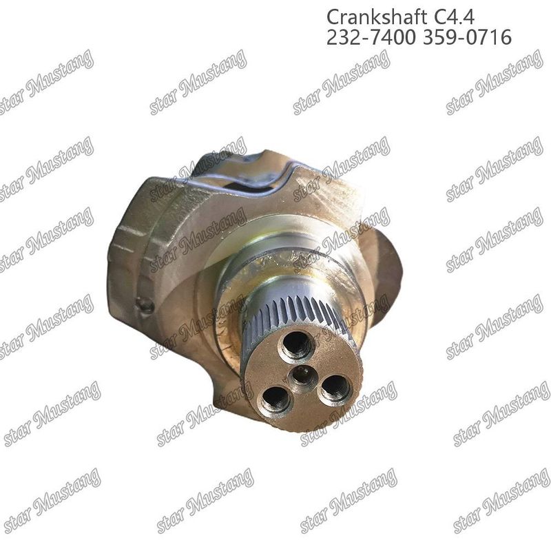 Arbre à manivelle C4.4 en acier forgé EFI 63 mm avec spline 232-7400 359-071 Pour les pièces de réparation de moteurs diesel Caterpillar