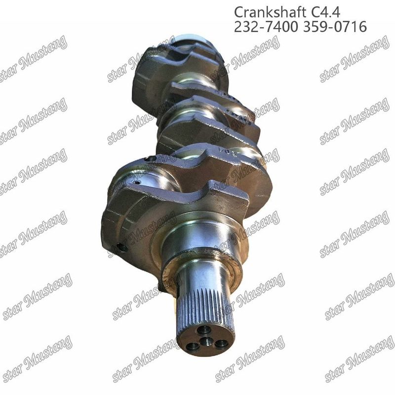 Arbre à manivelle C4.4 en acier forgé EFI 63 mm avec spline 232-7400 359-071 Pour les pièces de réparation de moteurs diesel Caterpillar
