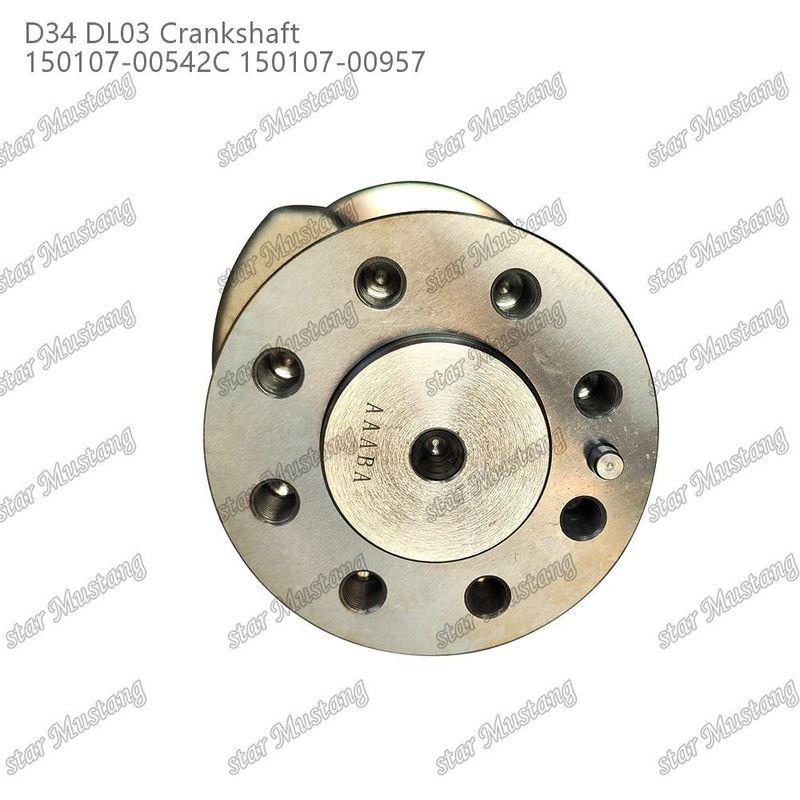 D34 DL03 Arbre à manivelle du moteur 150107-00542C 150107-00957 Pour DOOSAN DAEWOO Pièces détachées du moteur