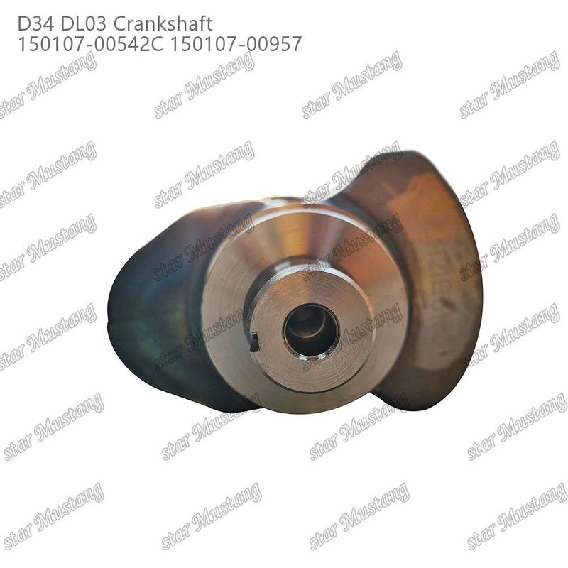D34 DL03 Arbre à manivelle du moteur 150107-00542C 150107-00957 Pour DOOSAN DAEWOO Pièces détachées du moteur