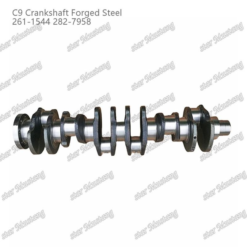 Crankshaft C9 acier forgé 261-1544 282-7958 Pour pièces de réparation de moteurs diesel Caterpillar