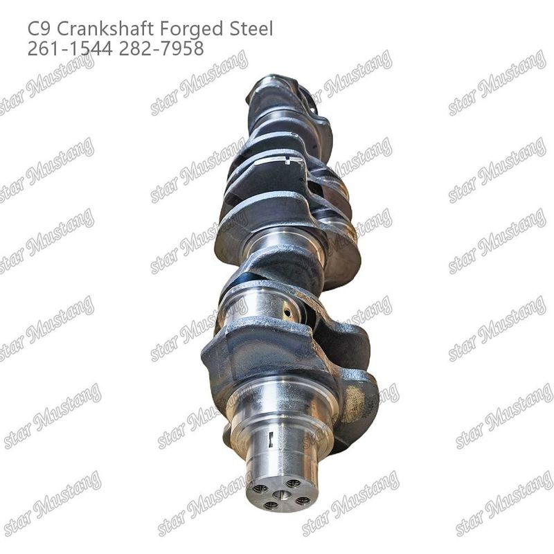 Crankshaft C9 acier forgé 261-1544 282-7958 Pour pièces de réparation de moteurs diesel Caterpillar
