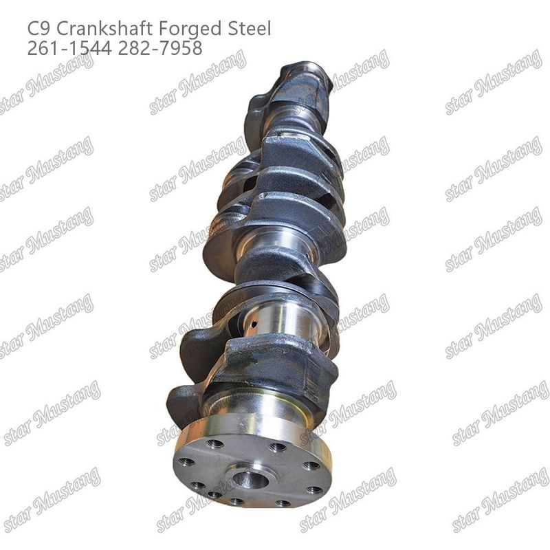 Crankshaft C9 acier forgé 261-1544 282-7958 Pour pièces de réparation de moteurs diesel Caterpillar