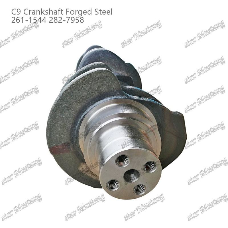 Crankshaft C9 acier forgé 261-1544 282-7958 Pour pièces de réparation de moteurs diesel Caterpillar