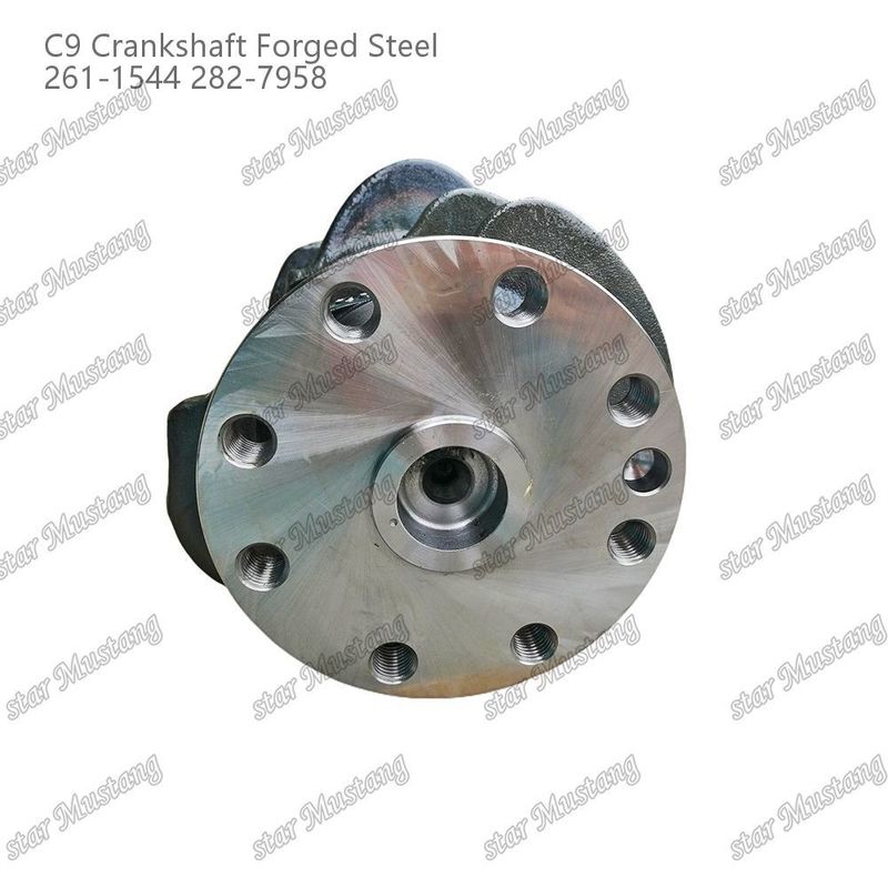 Crankshaft C9 acier forgé 261-1544 282-7958 Pour pièces de réparation de moteurs diesel Caterpillar