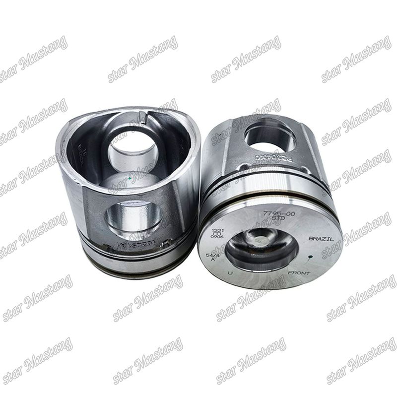 Piston 4BT 4D102 6BT 6BT5.9 6D102 50 mm Chambre de combustion 3957795 3807795 Pour les pièces de réparation de moteurs diesel Cummins
