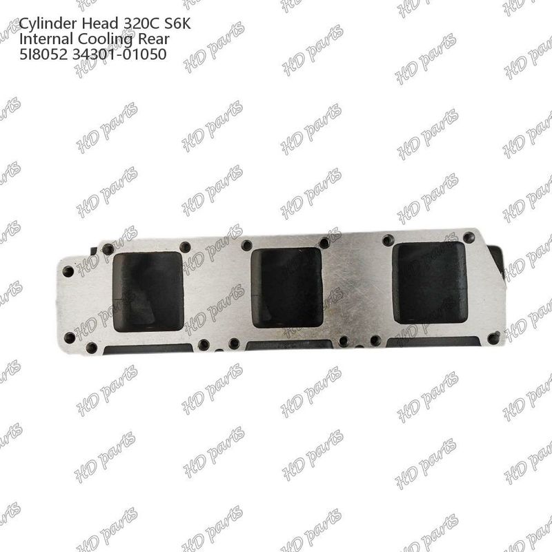 Tête de cylindre 320C S6K refroidissement interne arrière 5I8052 34301-01050 Pour les pièces de rechange de moteur Mitsubishi