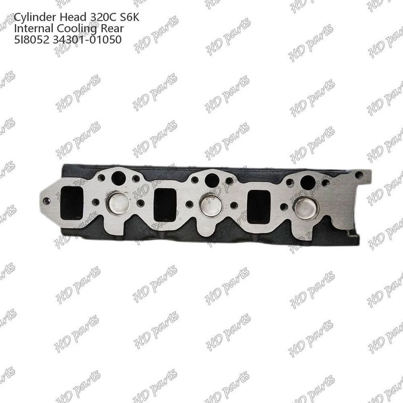 Tête de cylindre 320C S6K refroidissement interne arrière 5I8052 34301-01050 Pour les pièces de rechange de moteur Mitsubishi