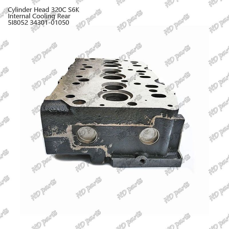 Tête de cylindre 320C S6K refroidissement interne arrière 5I8052 34301-01050 Pour les pièces de rechange de moteur Mitsubishi