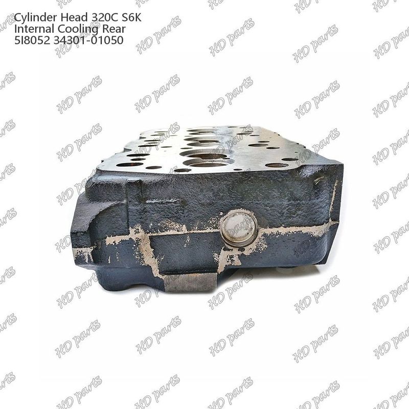 Tête de cylindre 320C S6K refroidissement interne arrière 5I8052 34301-01050 Pour les pièces de rechange de moteur Mitsubishi