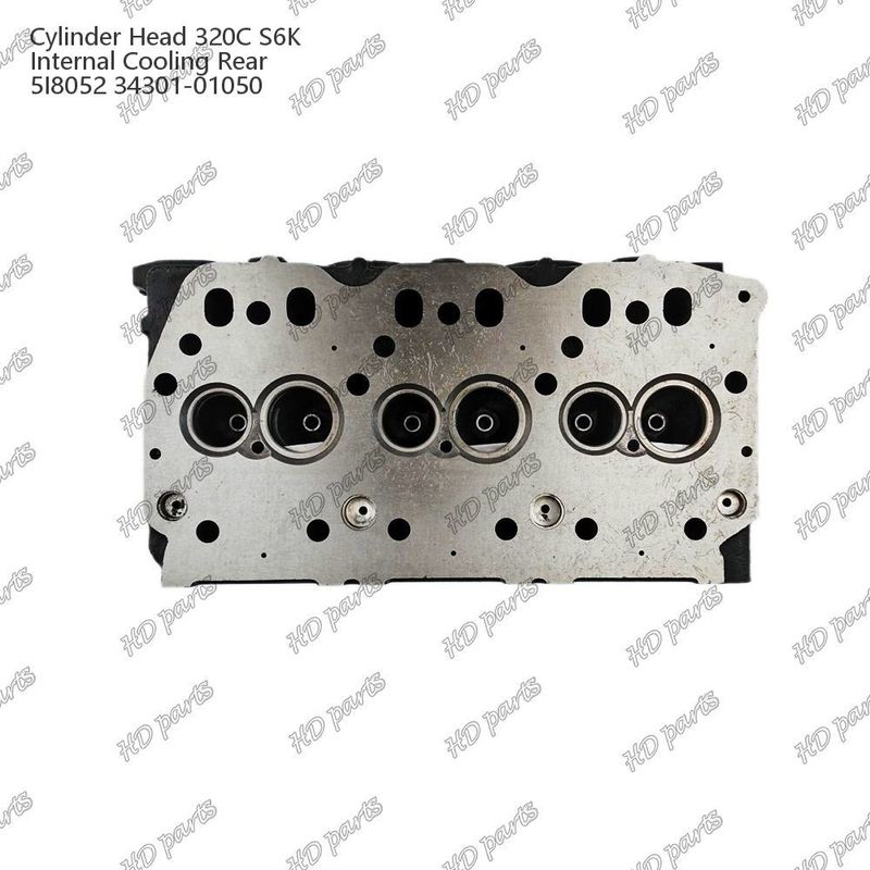 Tête de cylindre 320C S6K refroidissement interne arrière 5I8052 34301-01050 Pour les pièces de rechange de moteur Mitsubishi