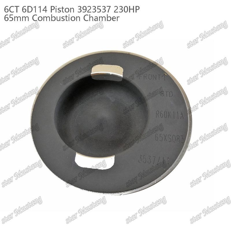 Piston 6CT 6D114 230HP 3923537 65mm Chambre de combustion Pour les pièces de réparation des moteurs diesel Cummins